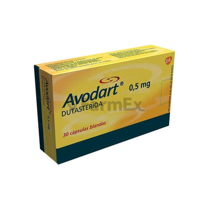 Avodart 0.5 mg x 30 cápsulas "Ley Cenabast" Farmex-BanMedica-Persistente 