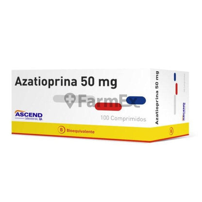 Azatioprina 50 mg x 100 comprimidos "Ley Cenabast" Farmex-Pluxee-Persistente 