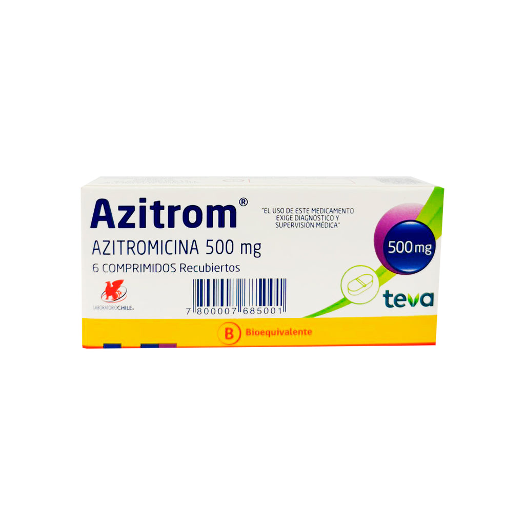 Azitrom 500 mg x 6 comprimidos