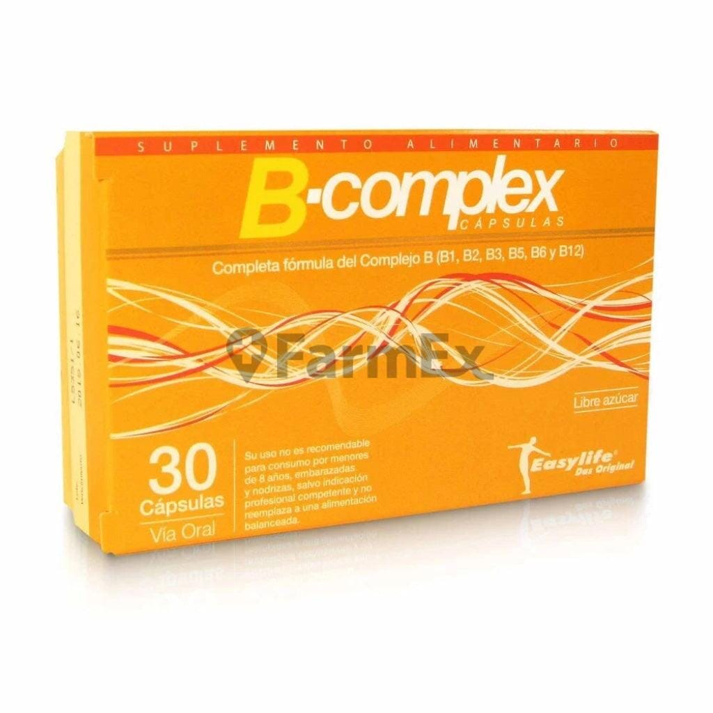 B-complex x 30 cápsulas Farmex-MiaHealth-Persistente 