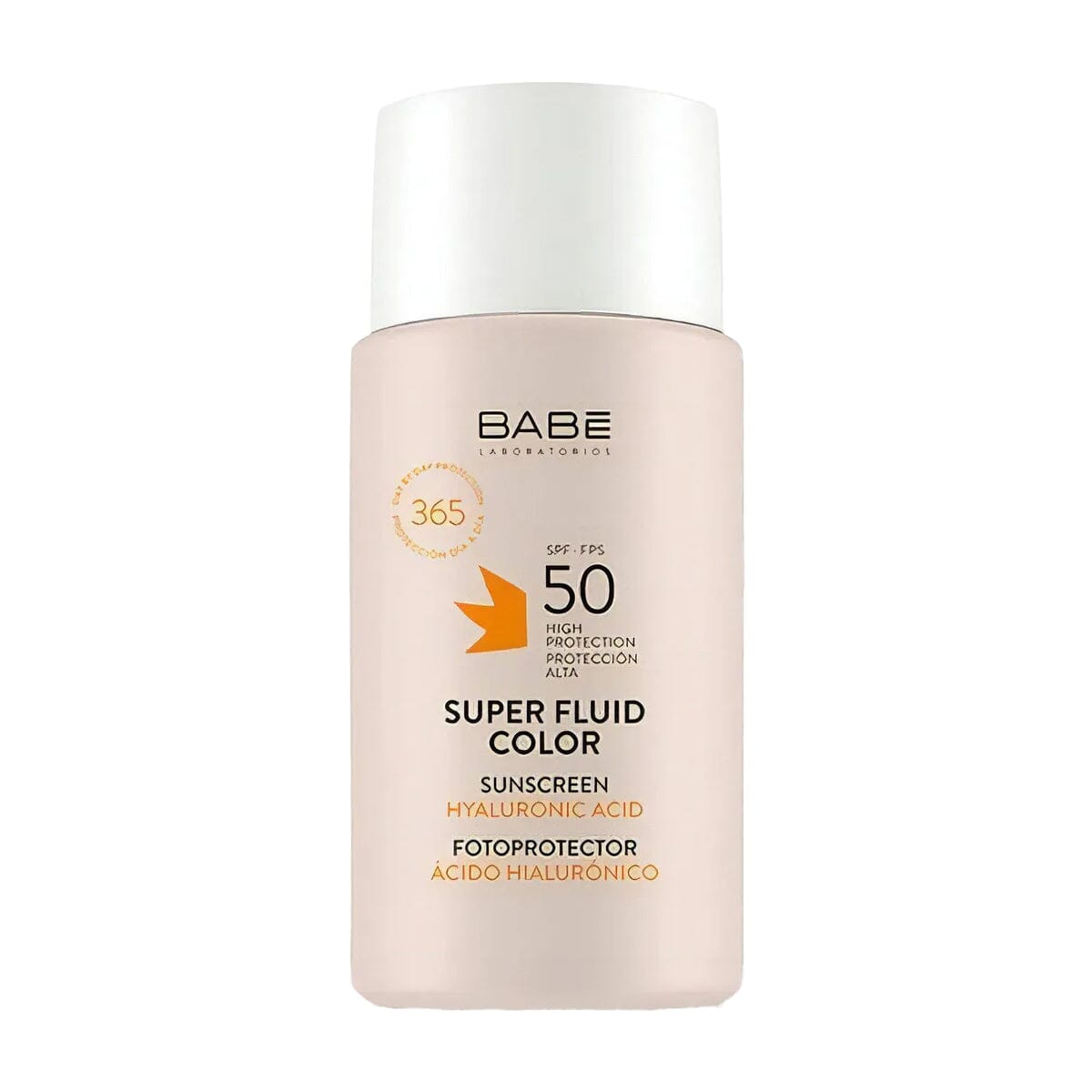 Babe Super Fluid Color Protector Solar con Acido Hialuronico FPS50 50ml BABE 