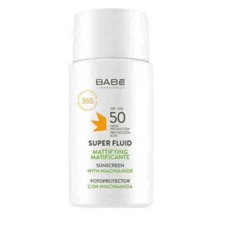 Babe Super Fluid Matificante Protector Solar con Vitamina B3 FPS50 50ml