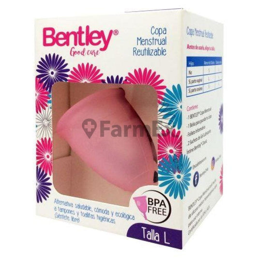 Bentley Copa Menstrual Reutilizable Talla L (Prater) Farmex-VidaTres-Persistente 