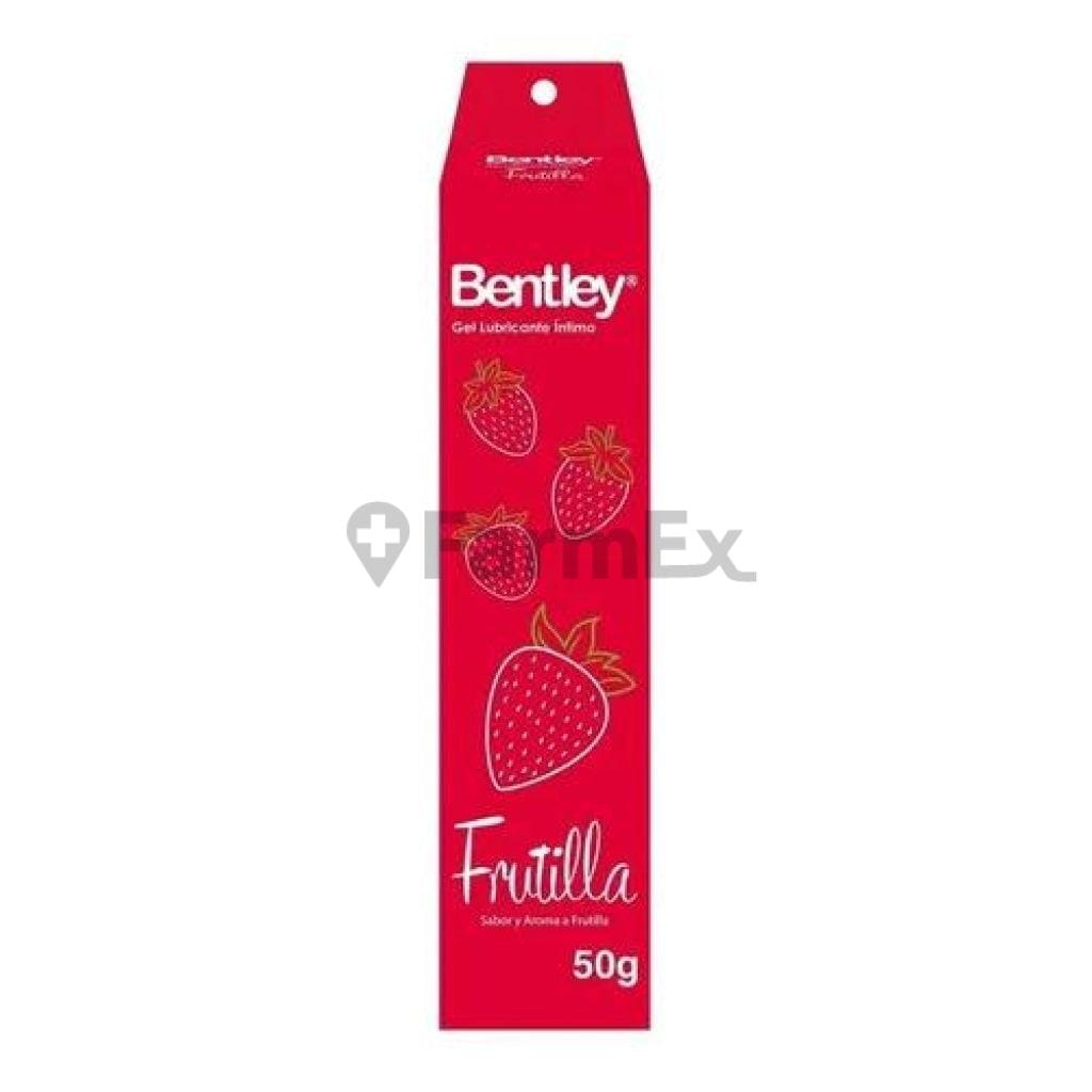 Bentley Gel lubricante Frutilla 50 g Farmex-Fonasa-Persistente 