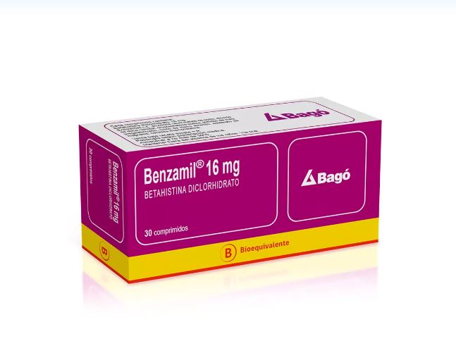 Benzamil 16 mg x 30 Comprimidos.