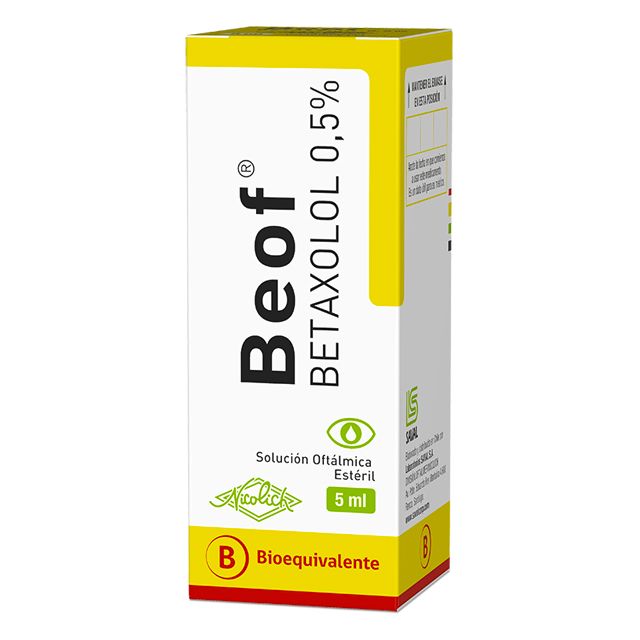 Beof Solución Oftálmica 0,5% x 5 ml "Ley Cenabast" NICOLICH 