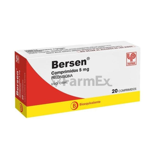Bersen 5 mg x 20 Comprimidos susc-1 de 4 meses Farmex-Suscripciones-Persistente 