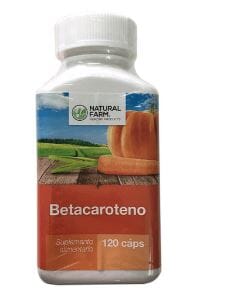 Betacaroteno x 120 cápsulas (Natural Farm).