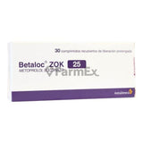 Betaloc Zok 25 mg x 30 comprimidos.