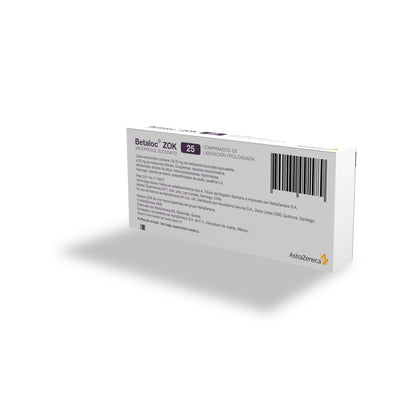 Betaloc Zok 25 mg x 30 comprimidos Farmex-Pluxee-Persistente 