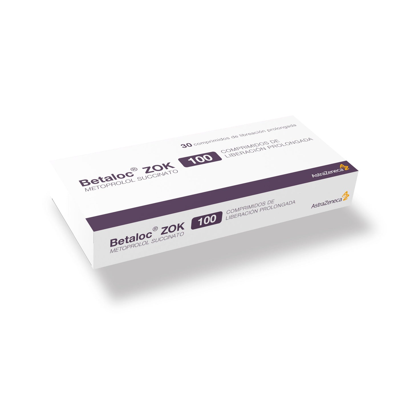 Betaloc Zok Metoprolol 100 mg x 30 comprimidos ASTRAZENECA 
