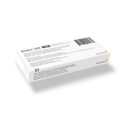 Betaloc Zok Metoprolol 100 mg x 30 comprimidos Farmex-Fonasa-Persistente 