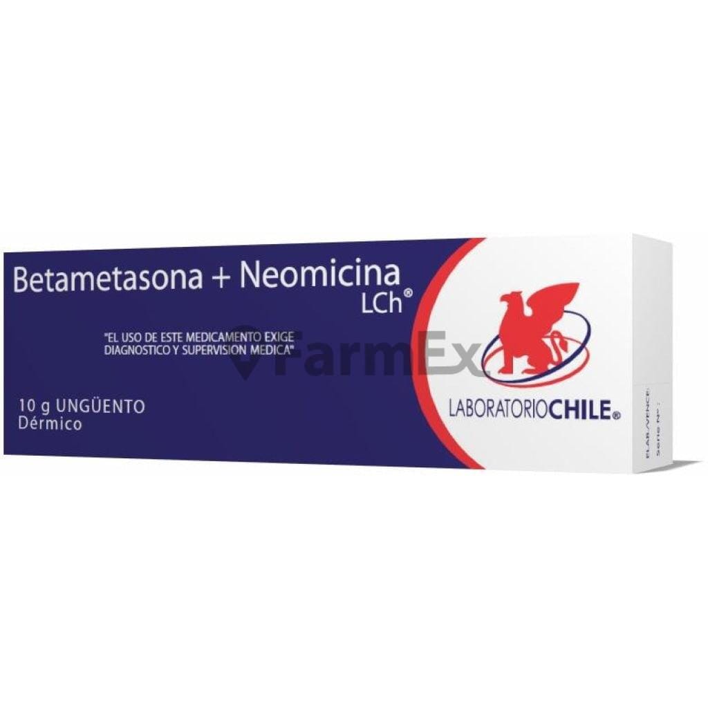 Betametasona + Neomicina Ungüento x 10 g. Farmex-Fonasa 