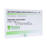 Betametasona Solución Inyectable 4 mg / 5 mL x 5 Ampollas "Ley Cenabast"