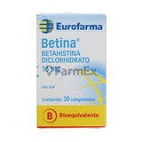 Betina 16 mg x 30 comprimidos susc-1 de 2 meses