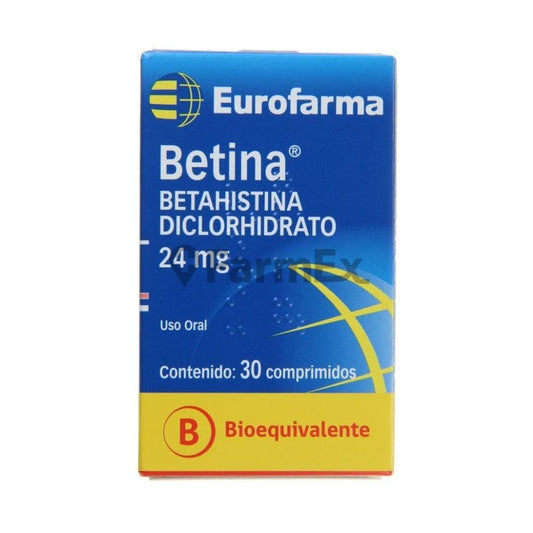 Betina 24 mg x 30 comprimidos susc-1 de 3 meses Farmex-Suscripciones-Persistente 