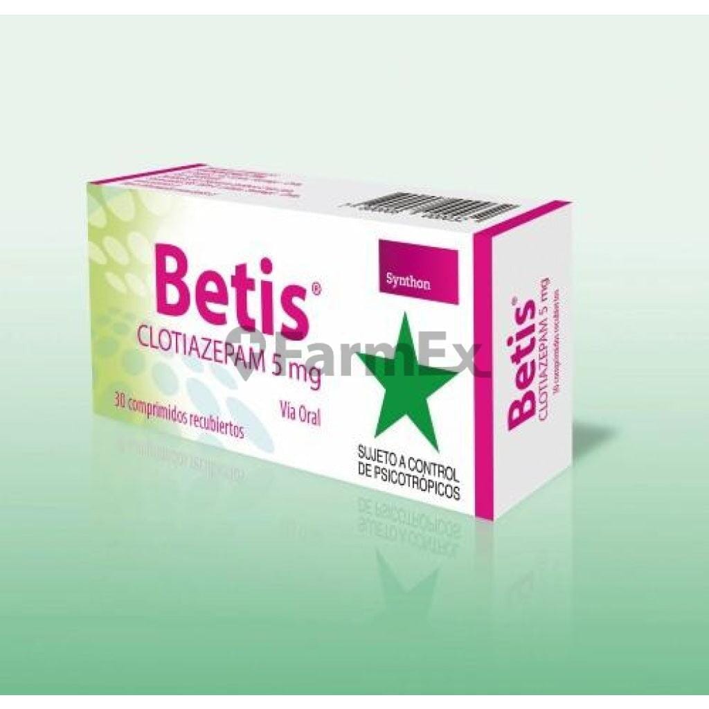 Betis 5 mg x 30 comprimidos ( Venta Solo en Sucursal)
