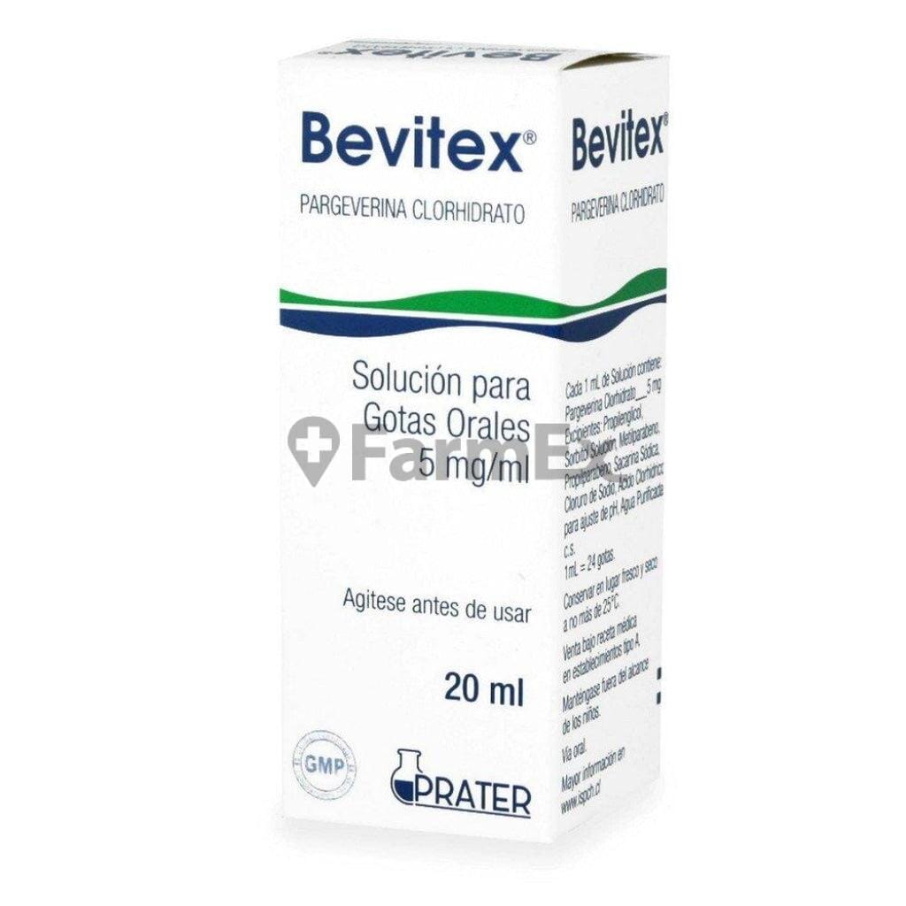 Bevitex solución gotas 5 mg / mL x 20 mL. Farmex-Fonasa 