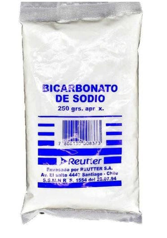 Bicarbonato de sodio bolsa 250g. (Reutter)