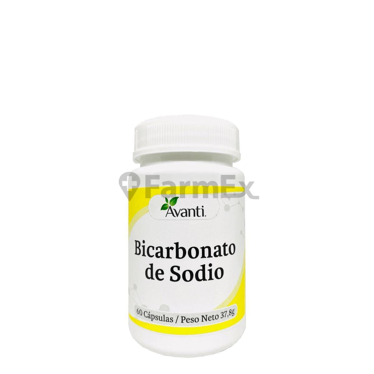 Bicarbonato de Sodio x 60 cápsulas Farmex-MiaHealth-Persistente 