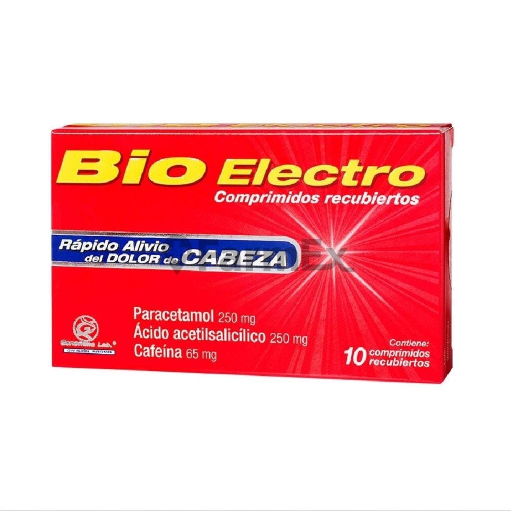 Bioelectro x 10 comprimidos Farmex-Consorcio-Persistente 