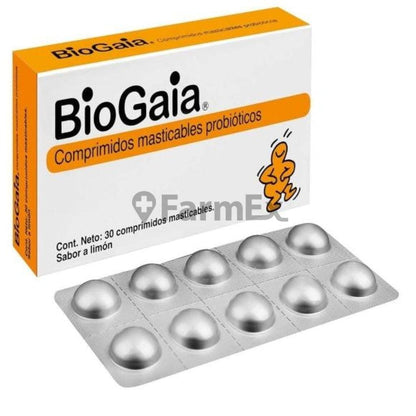 Biogaia x 30 comprimidos masticables Farmex-Pluxee-Persistente 