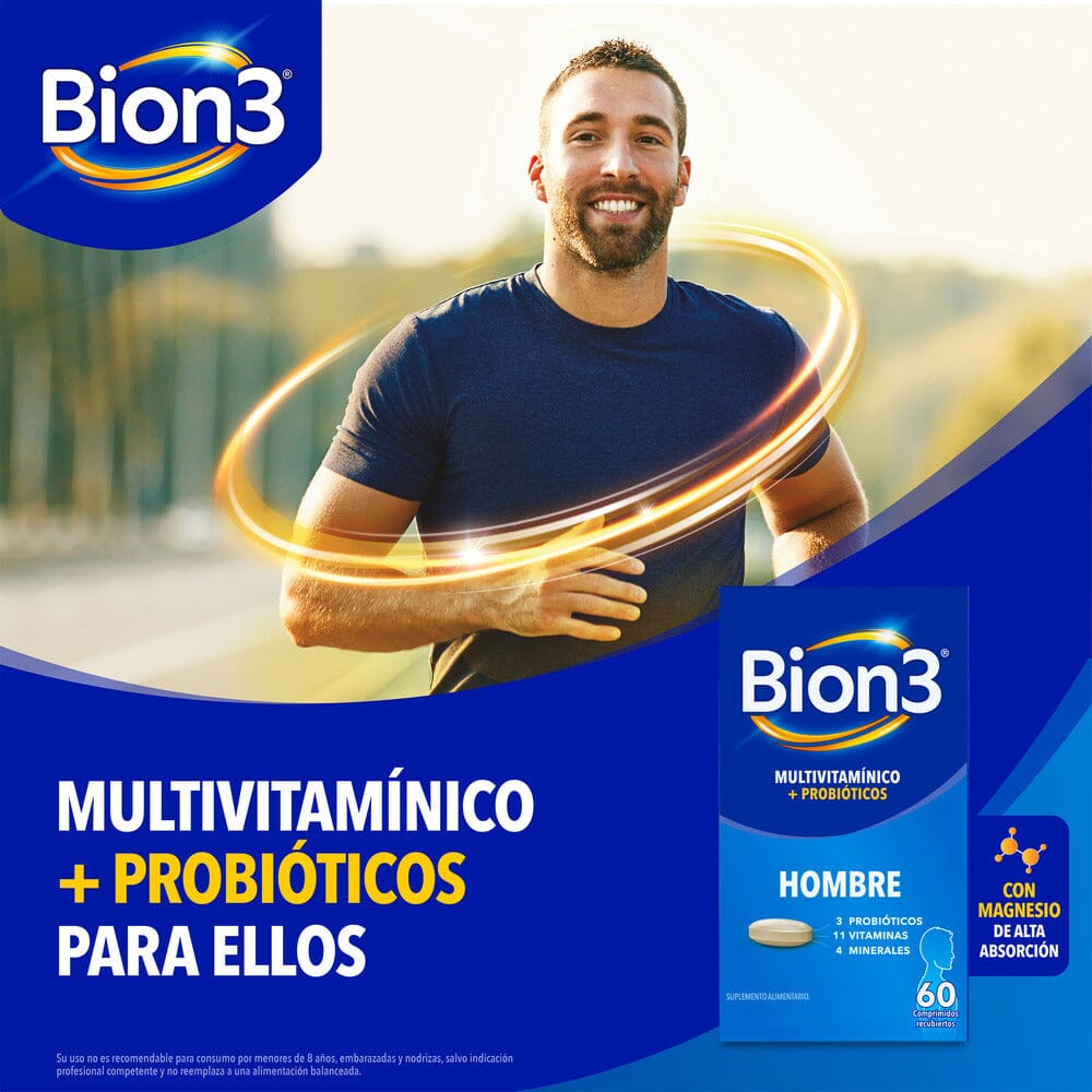 Bion 3 Gender Hombre x 60 Cápsulas P&G 