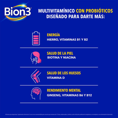 Bion 3 Gender Mujer x 30 Cápsulas P&G 