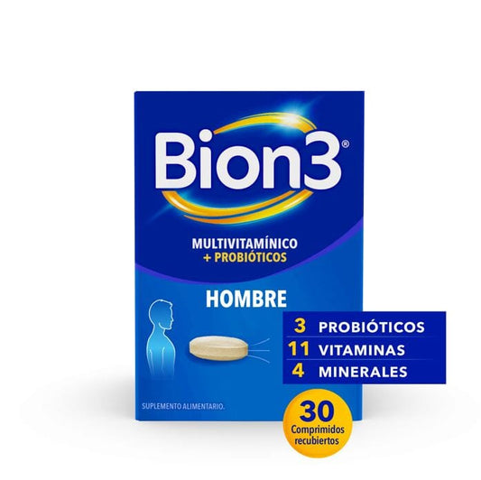 Bion 3 Hombre x 30 Cápsulas susc-1 de 2 meses Farmex-Suscripciones-Persistente 