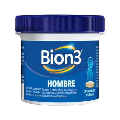 Bion 3 "Hombre" x 30 comprimidos Farmex-Pluxee-Persistente 