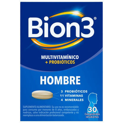 Bion 3 "Hombre" x 30 comprimidos Farmex-Pluxee-Persistente 