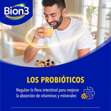 Bion 3 "Hombre" x 30 comprimidos Farmex-Pluxee-Persistente 