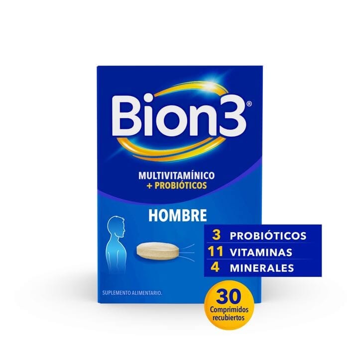 Bion 3 "Hombre" x 30 comprimidos Farmex-Pluxee-Persistente 