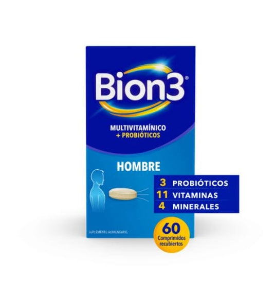 Bion 3 Hombre x 60 Cápsulas susc-1 de 3 meses Farmex-Suscripciones-Persistente 