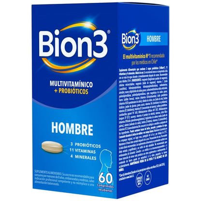 Bion 3 "Hombre" x 60 comprimidos Farmex-Pluxee-Persistente 
