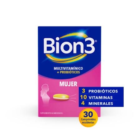 Bion 3 Mujer x 30 Cápsulas susc-1 de 4 meses Farmex-Suscripciones-Persistente 