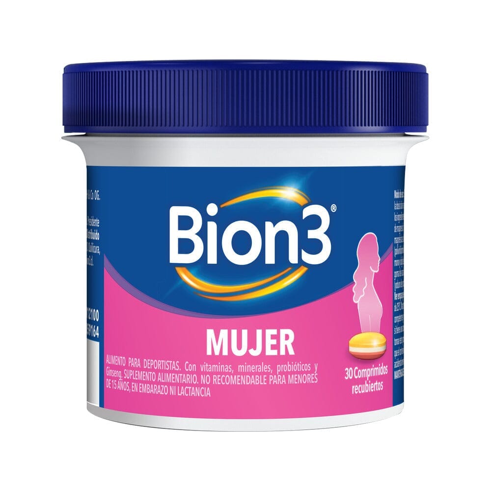 Bion 3 "Mujer" x 30 comprimidos Farmex-Pluxee-Persistente 