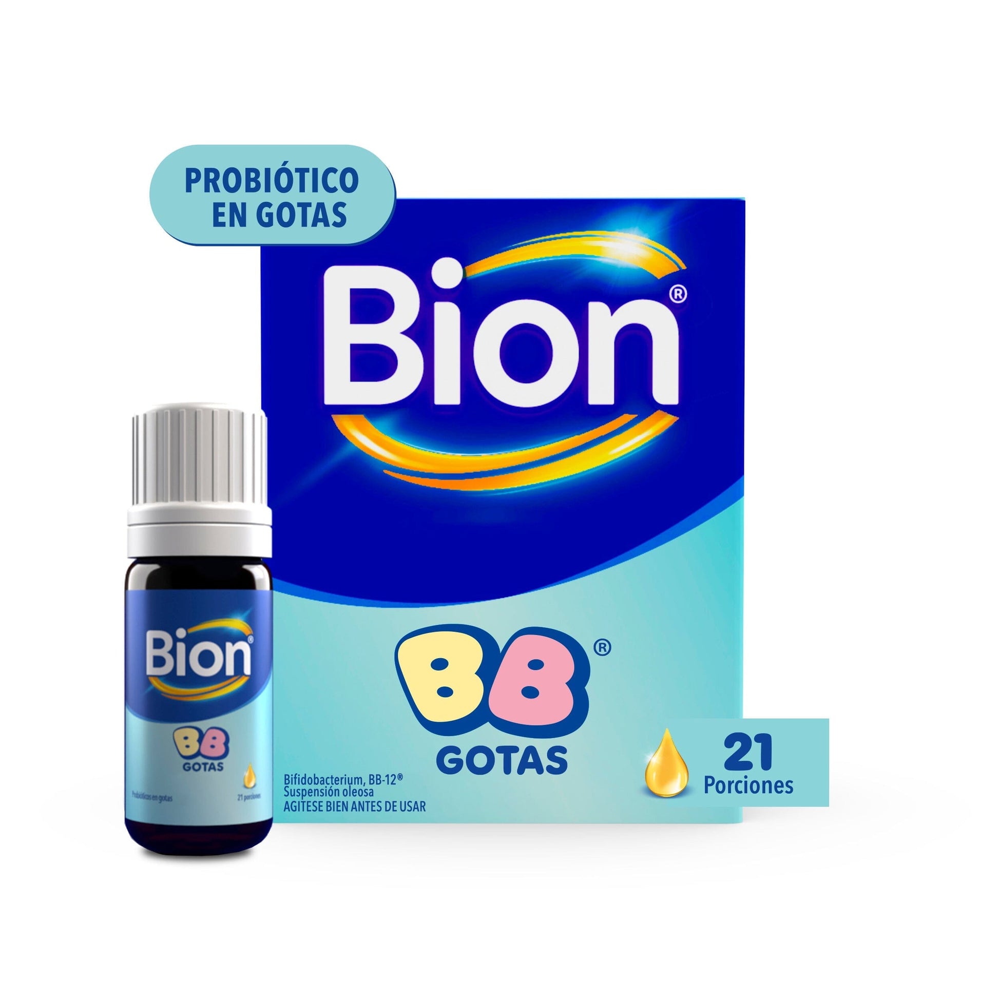 Bion "BB Gotas" Probioticos para bebés x 8 g. Farmex-Fonasa 