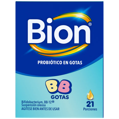 Bion "BB Gotas" Probioticos para bebés x 8 g Farmex-Pluxee-Persistente 