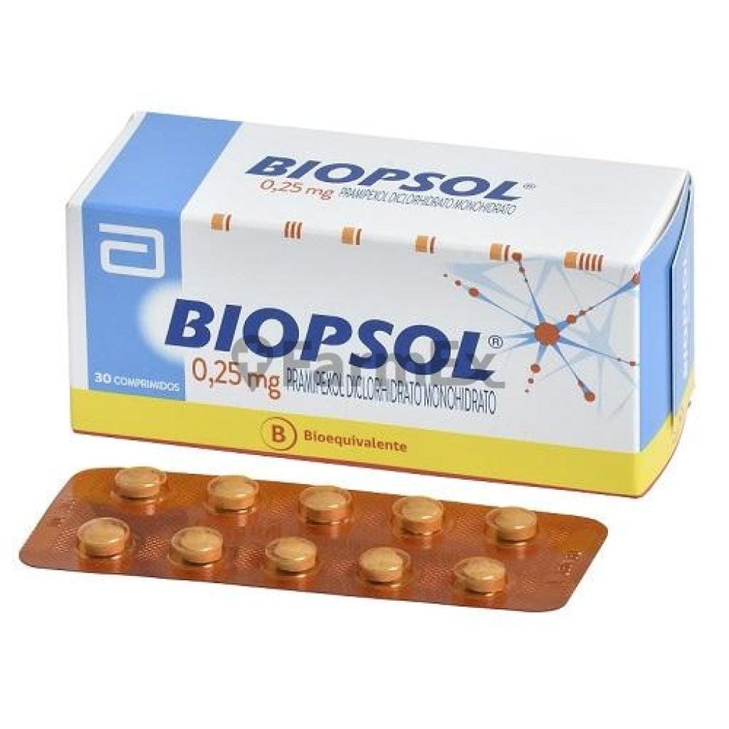 Biopsol 0,25 mg x 30 comprimidos