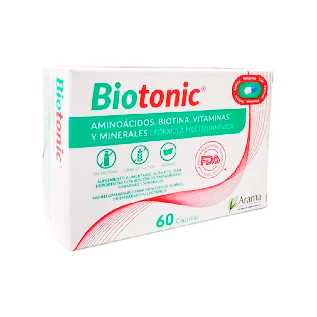 Biotonic - Suplemento x 60 cápsulas.