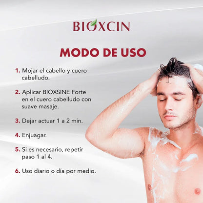 Bioxsine Forte Shampoo 300 mL dispolab 