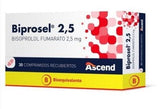 Biprosel Bisoprolol 2,5 Mg 30 Comprimidos Recubiertos