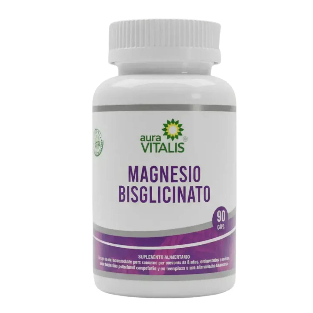 Bisglicinato de Magnesio 400 mg x 90 cápsulas Aura Vitalis 