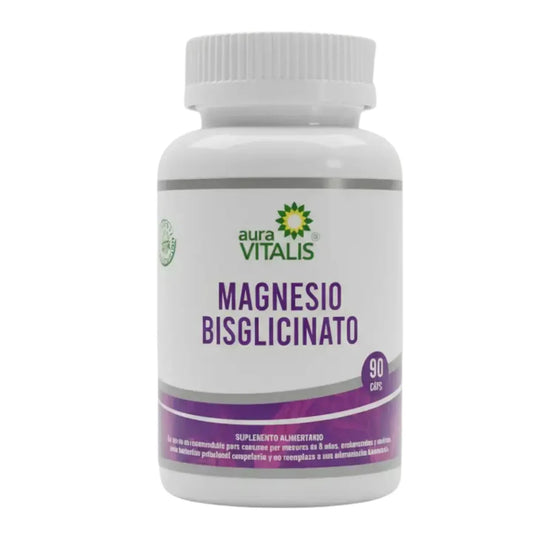 Bisglicinato de Magnesio 400 mg x 90 cápsulas Aura Vitalis 