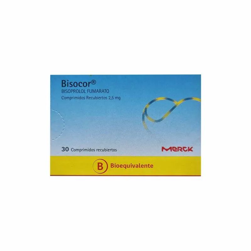 Bisocor 2,5 mg x 30 comprimidos recubiertos MERCK 