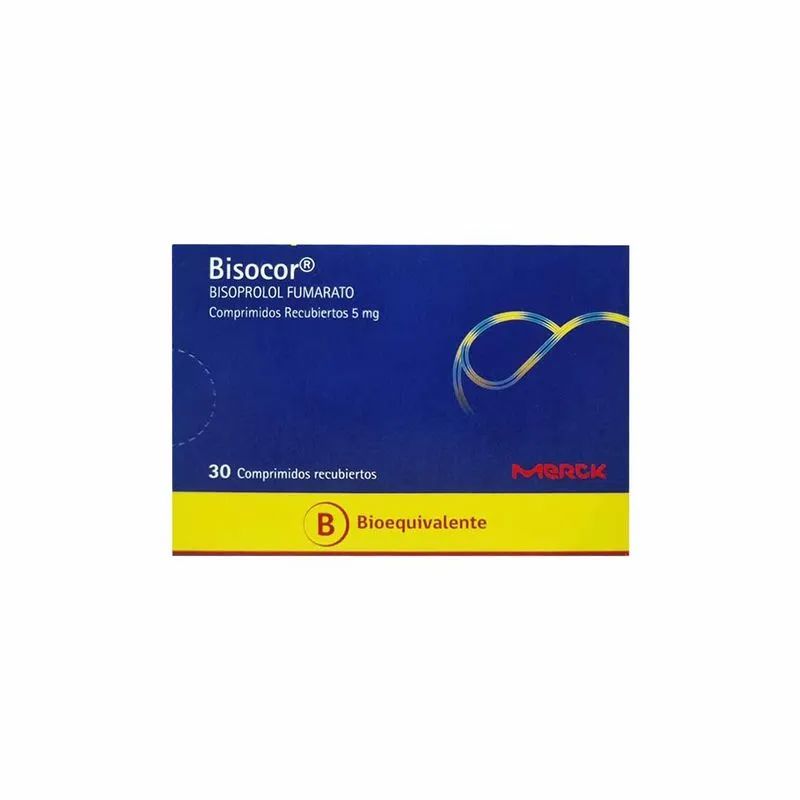 Bisocor 5 mg x 30 comprimidos recubiertos.