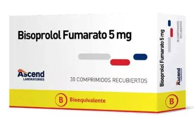 Bisoprolol 5 mg x 30 comprimidos "Ley Cenabast" ASCEND 