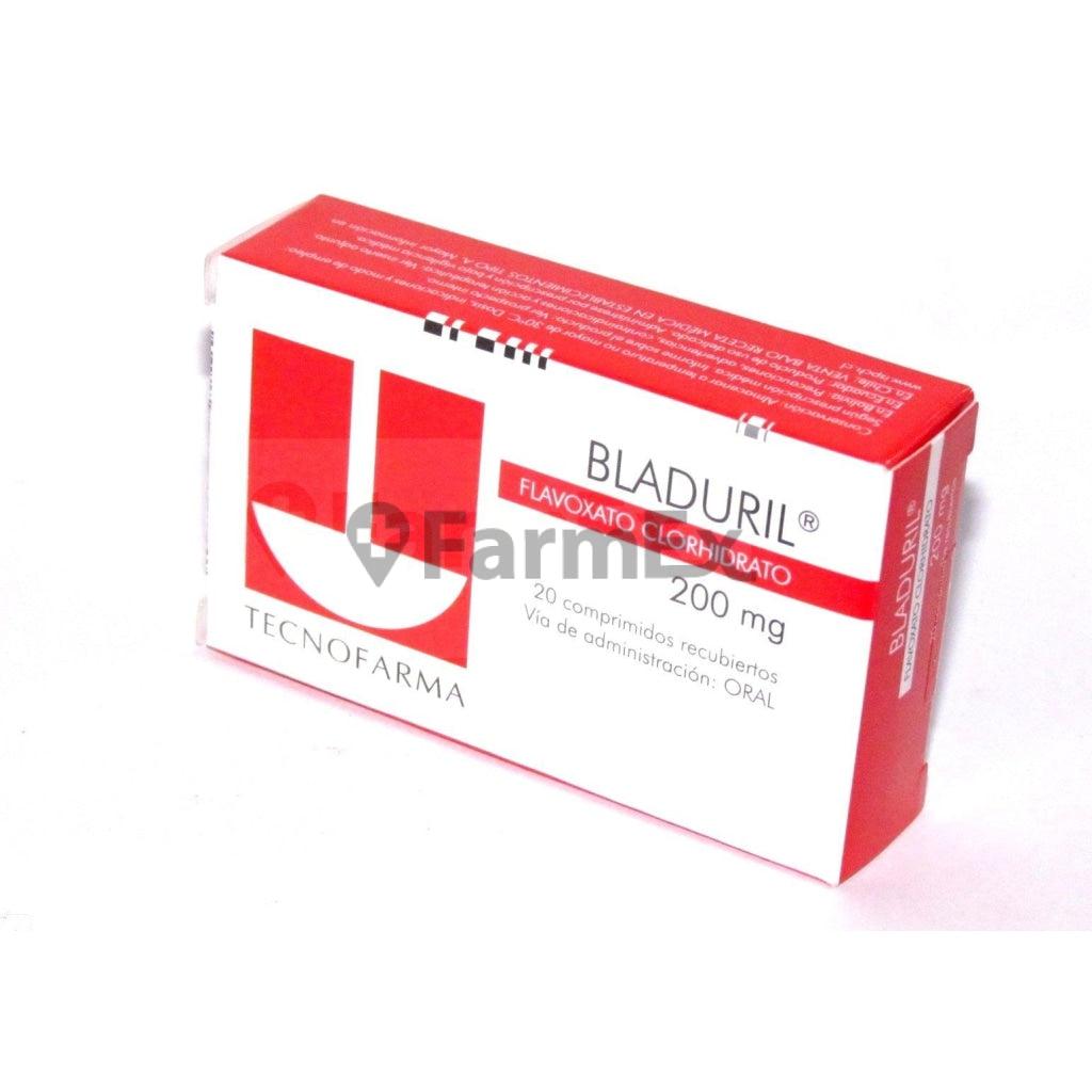 Bladuril 200 mg x 20 comprimidos.