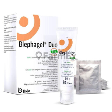 Blephagel Duo STF Tubo x 30 g / 100 compresas en estuche de cartulina Farmex-Fonasa-Persistente 